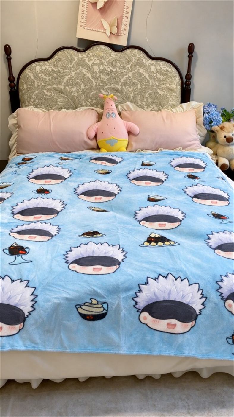 Blue Dessert Boy Fleece Baby Blanket